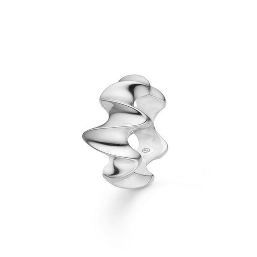 Wave ring i sterlingsølv fra Mads Z